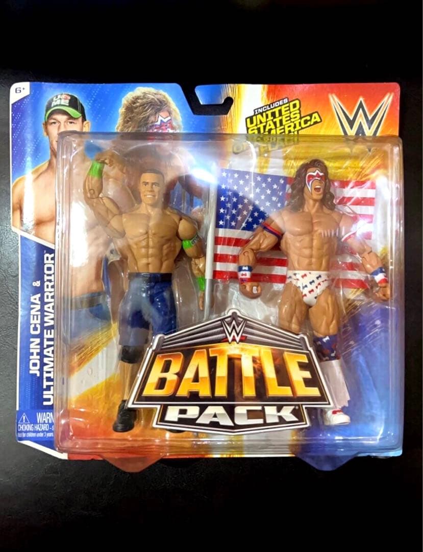 希少!! WWE BATTLE PACK ジョンシナvsアルティメットウォリアー