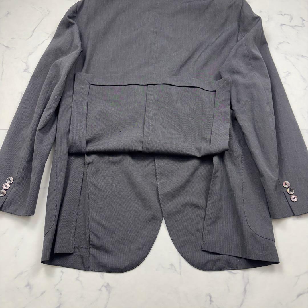 【逸品】BOGLIOLI コットンストライプ　アンコンJK DOVER XL相当